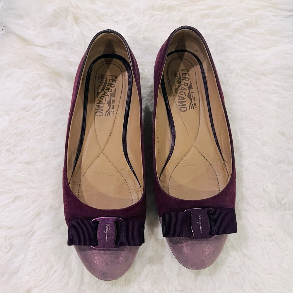 Authentic Salvatore Ferragamo Varina Flats